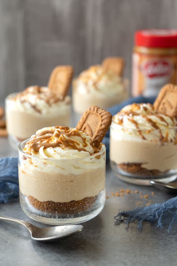 Cookie Butter Cheesecake Shots