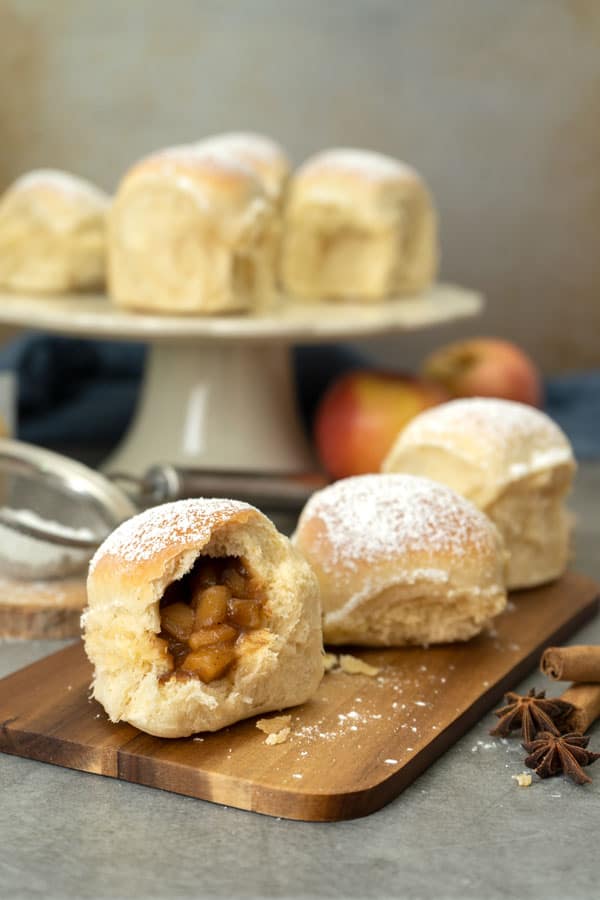 Apple Stuffed Buns