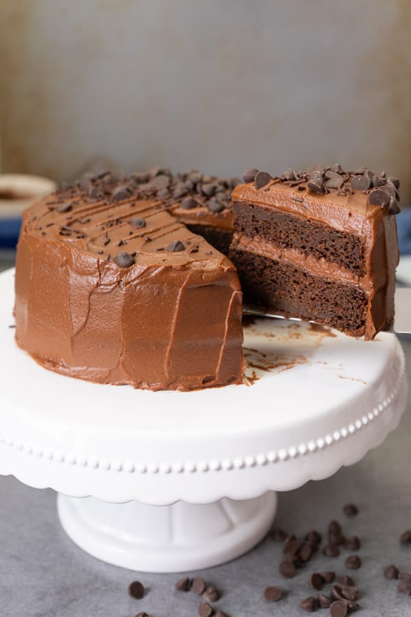 Healthy Zucchini Chocolate Cake - El Mundo Eats