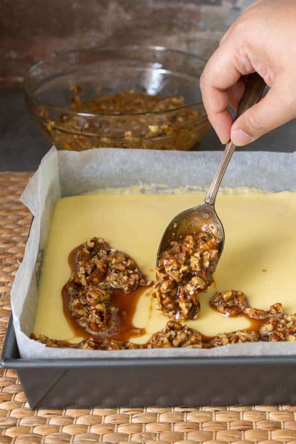 cooking pecan pie cheesecake