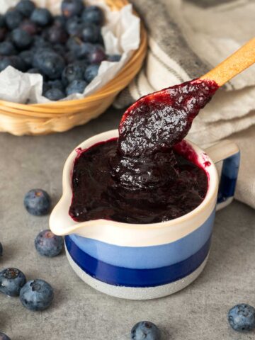 blueberry coulis