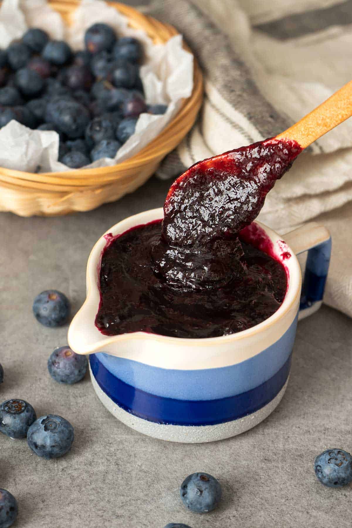 blueberry coulis