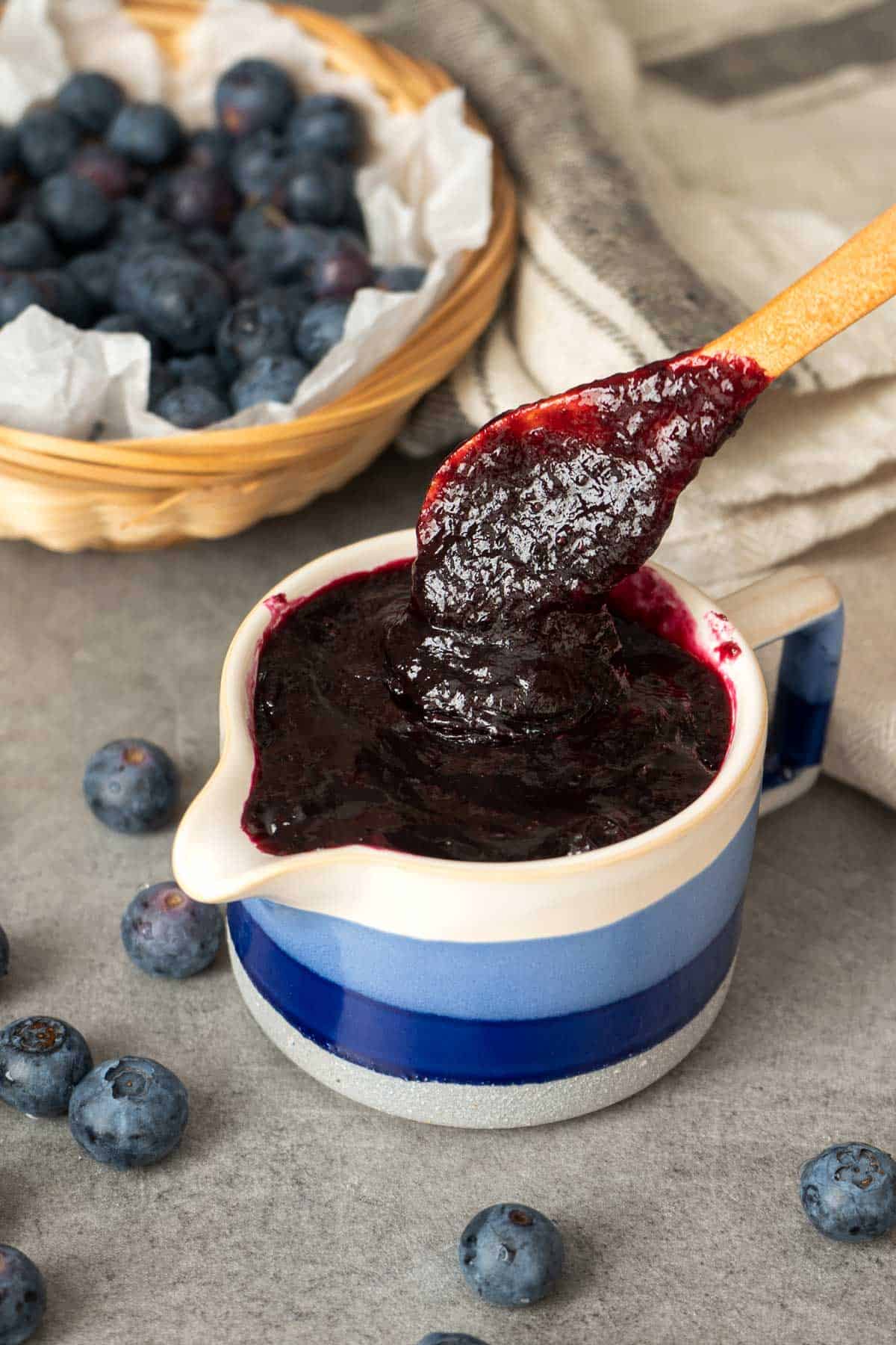 How To Make Blueberry Coulis Sauce El