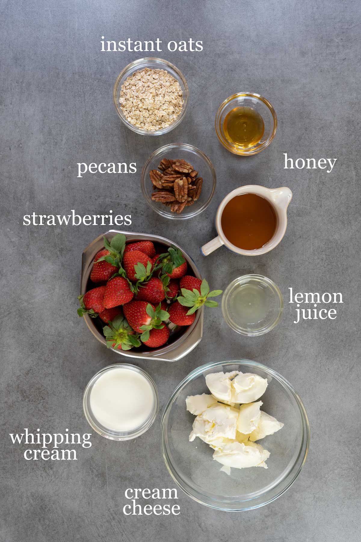 healthier strawberry cheesecake shots recipe ingredients