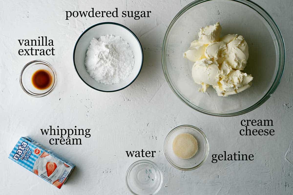 cream cheese frosting ingredients