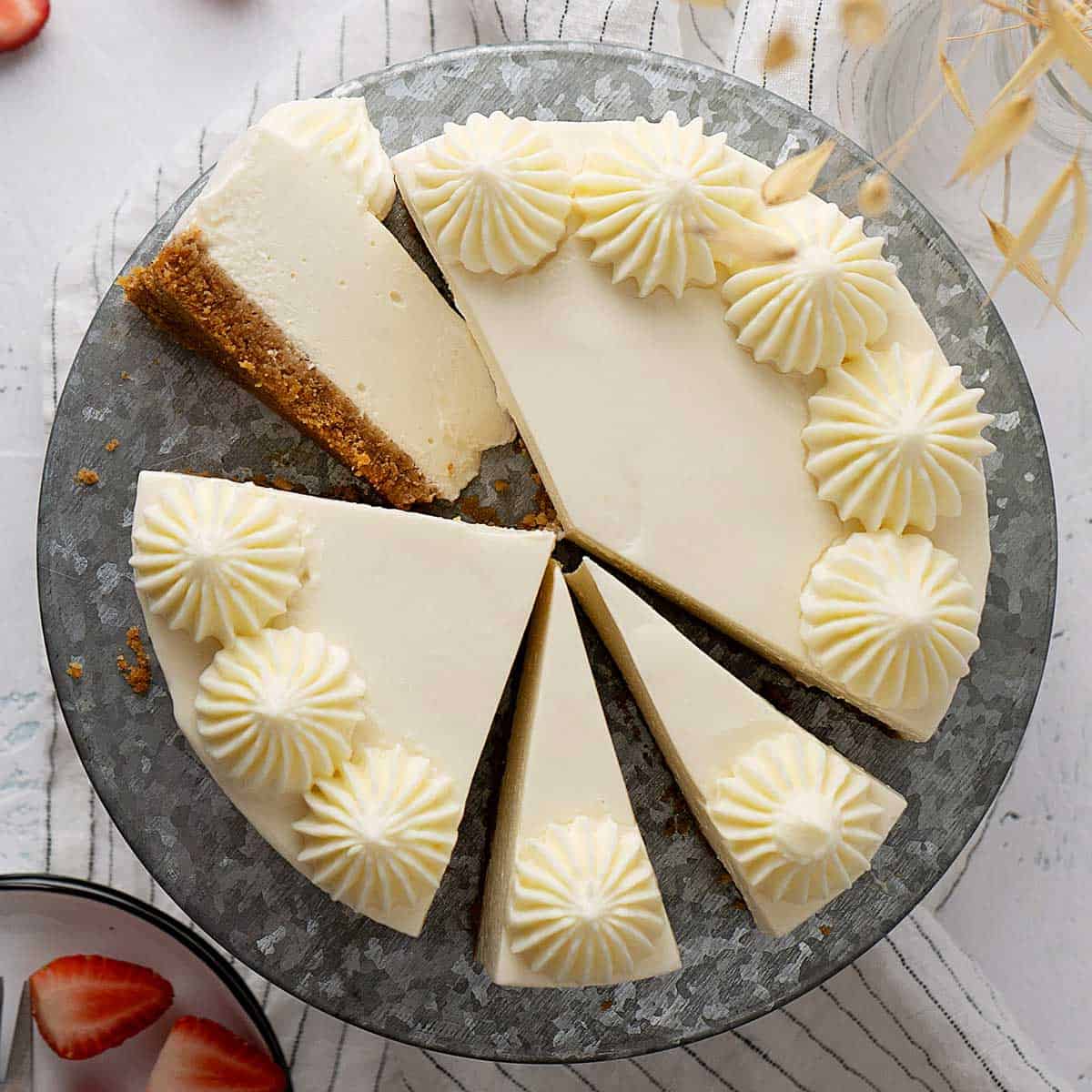 No Bake Vanilla Cheesecake No Gelatine El Mundo Eats