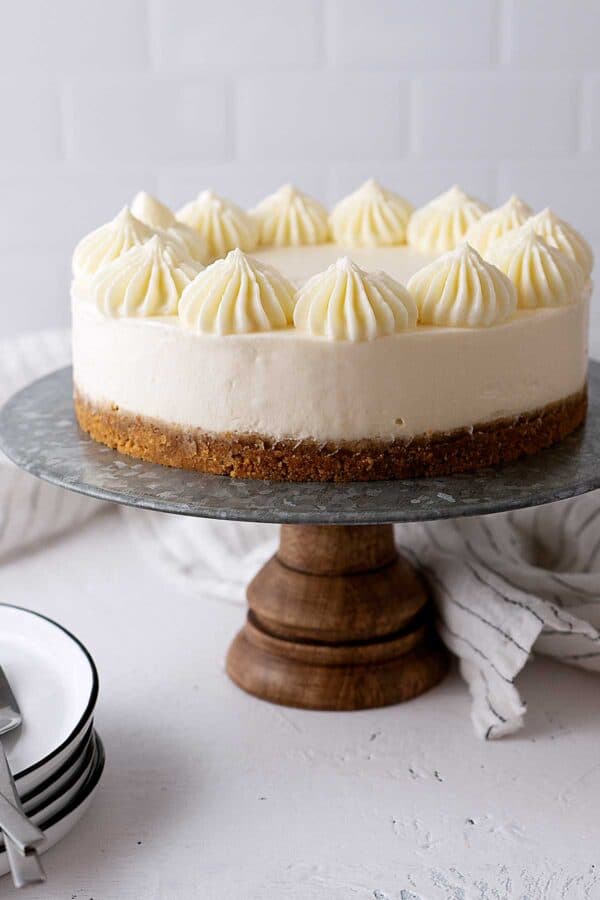 NoBake Vanilla Cheesecake (No Gelatine) El Mundo Eats