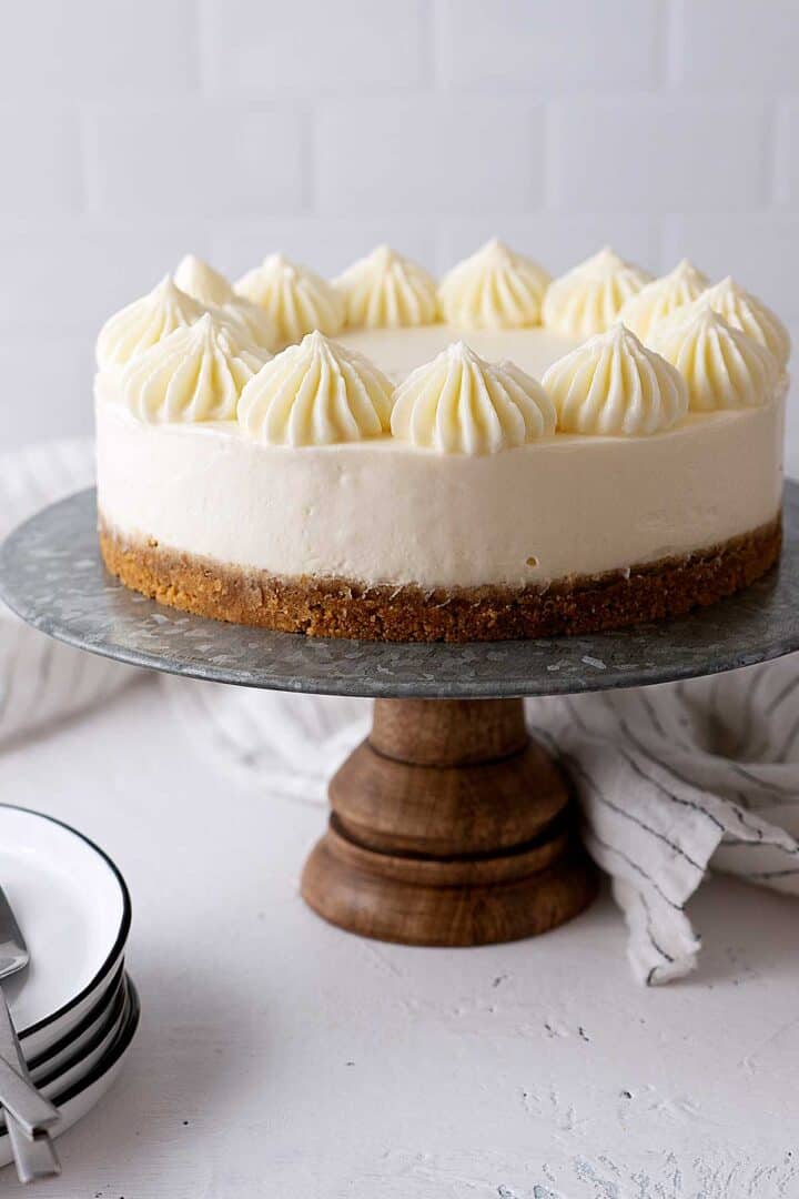 NoBake Vanilla Cheesecake (No Gelatine) El Mundo Eats