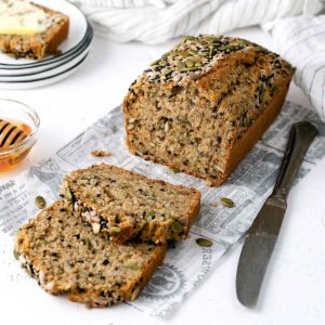 multiseed bread sliced