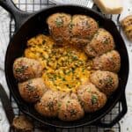Skillet pull apart whole wheat buns