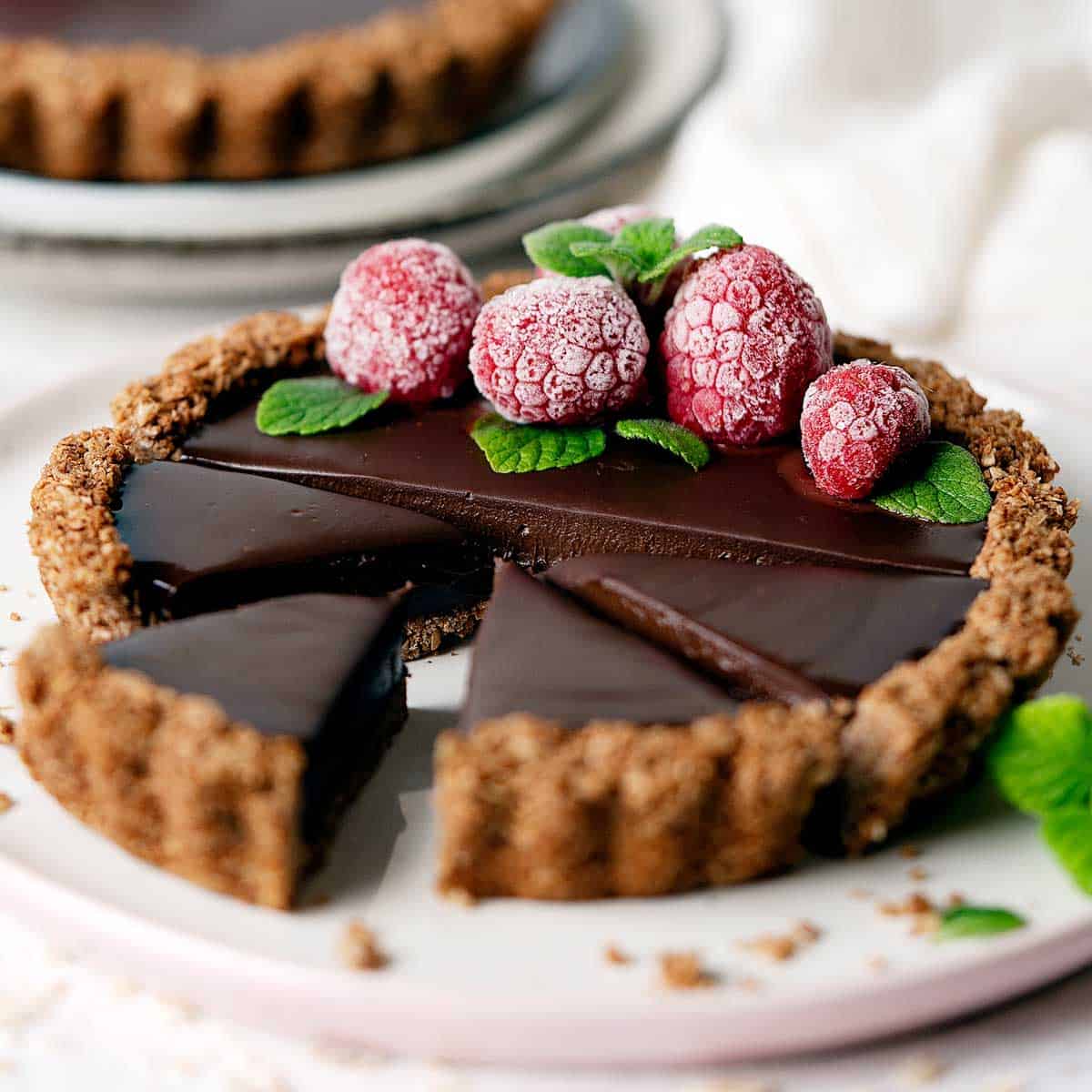 Healthy Chocolate Tarts