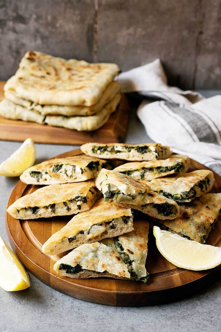 Spinach and Feta Gozleme El Mundo Eats