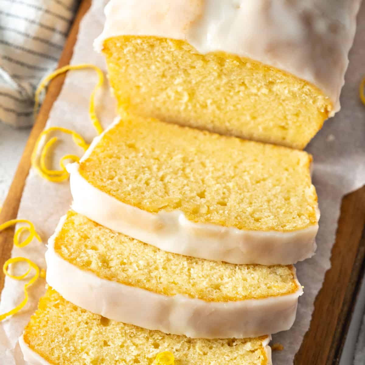 Lemon Loaf Cake With Icing - El Mundo Eats