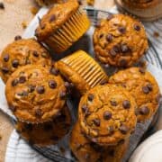 Pumpkin chocolate chip muffins.