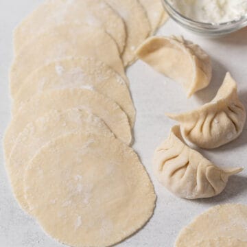How to make dumpling dough.