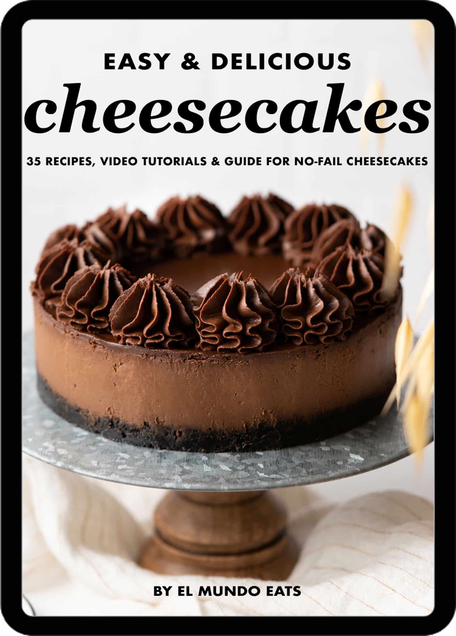 El Mundo Eats cheesecakes ebook cover.