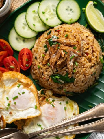 Nasi goreng kampung or village-style fried rice.