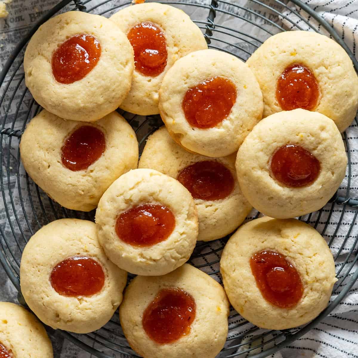 Argentine quince thumbprint cookies.
