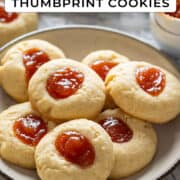 Argentine quince thumbprint cookies.
