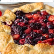 Berry galette.