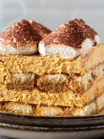 Pumpkin tiramisu egg free.