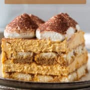 Pumpkin tiramisu egg free.