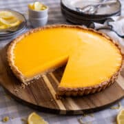 Lemon tart recipe.