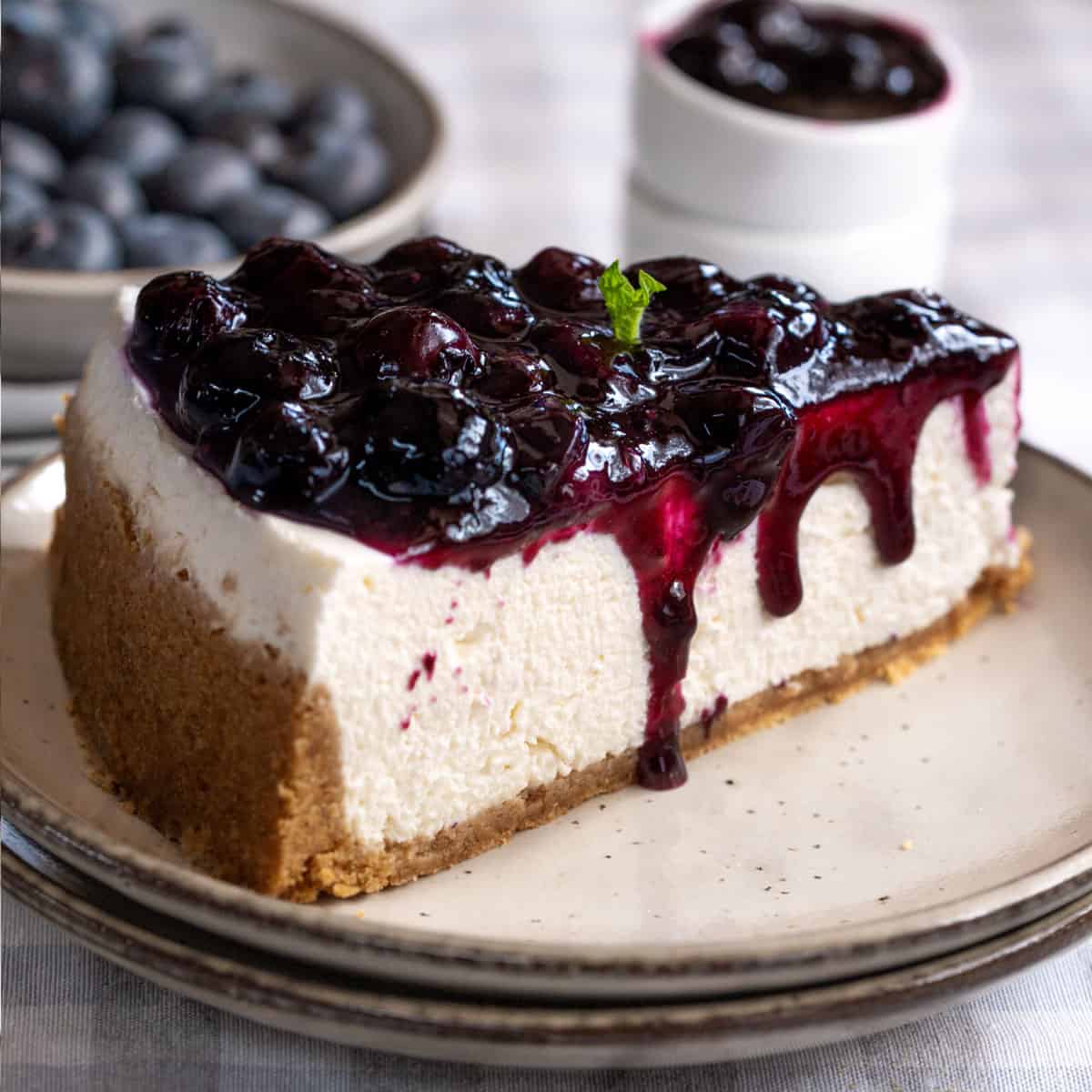 Easy No-Bake Blueberry Cheesecake Recipe