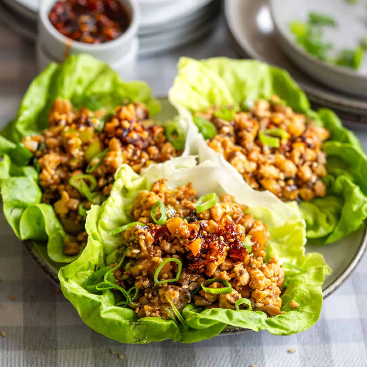 Asian Chicken Lettuce Wraps (PF Chang-Style)