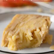 Invisible apple cake for Pinterest.