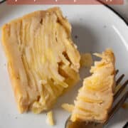 Invisible apple cake for Pinterest.