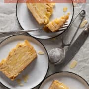 Invisible apple cake for Pinterest.