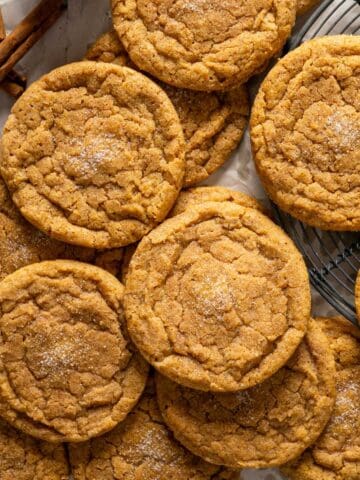Chewy pumpkin cookies.