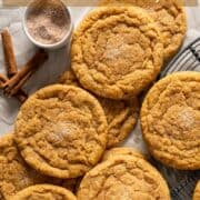 Chewy pumpkin cookies for Pinterest