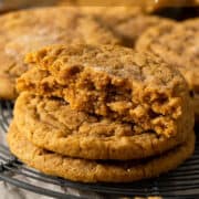 Chewy pumpkin cookies for Pinterest