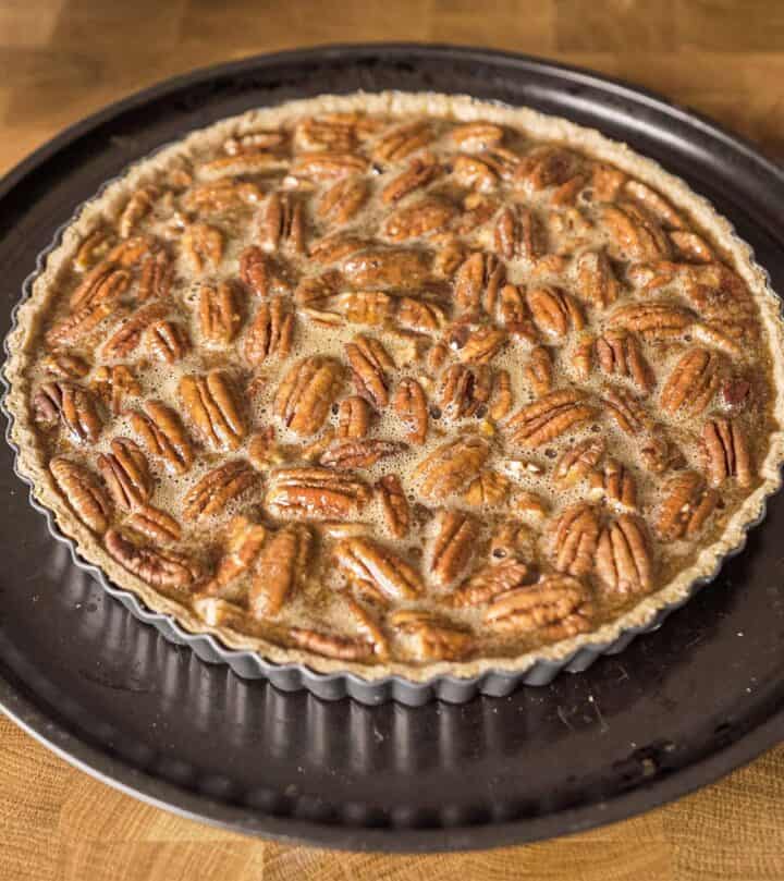 Filling the pie.